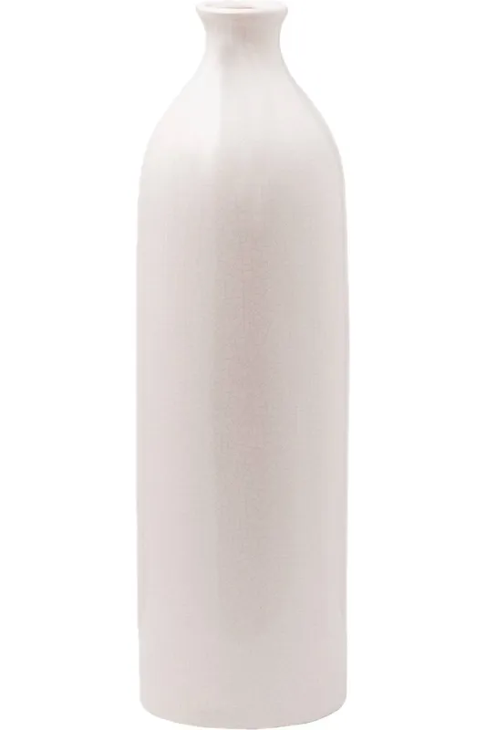 Hill Interiors Garda Gisela Glazed Vase in White White