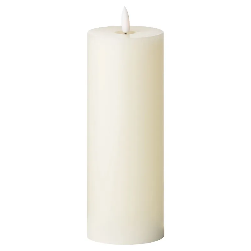 Hill Interiors Luxe Collection LED Candle in Ivory - Ivory