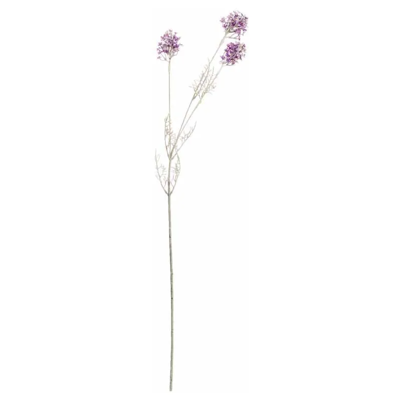 Hill Interiors - Meadow Flower Artificial Flower - L13 x W13 x H84 cm - Purple
