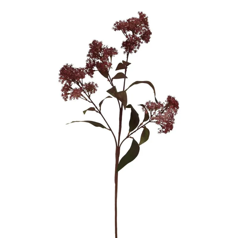 Hill Interiors Smokebush Artificial Flower in Burgundy - Burgundy