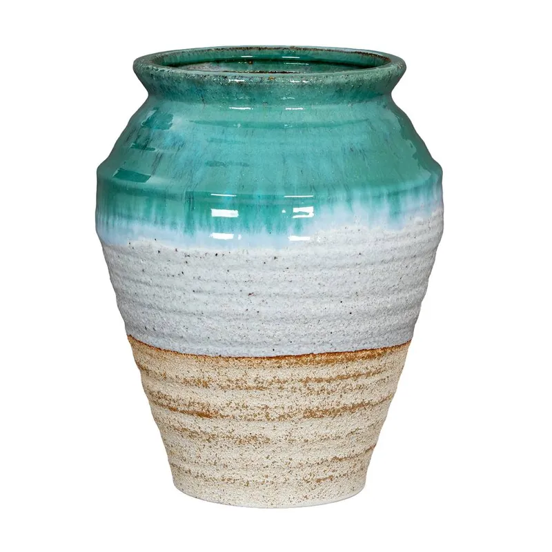 Hill Interiors Fen Olpe Vase in Green Green