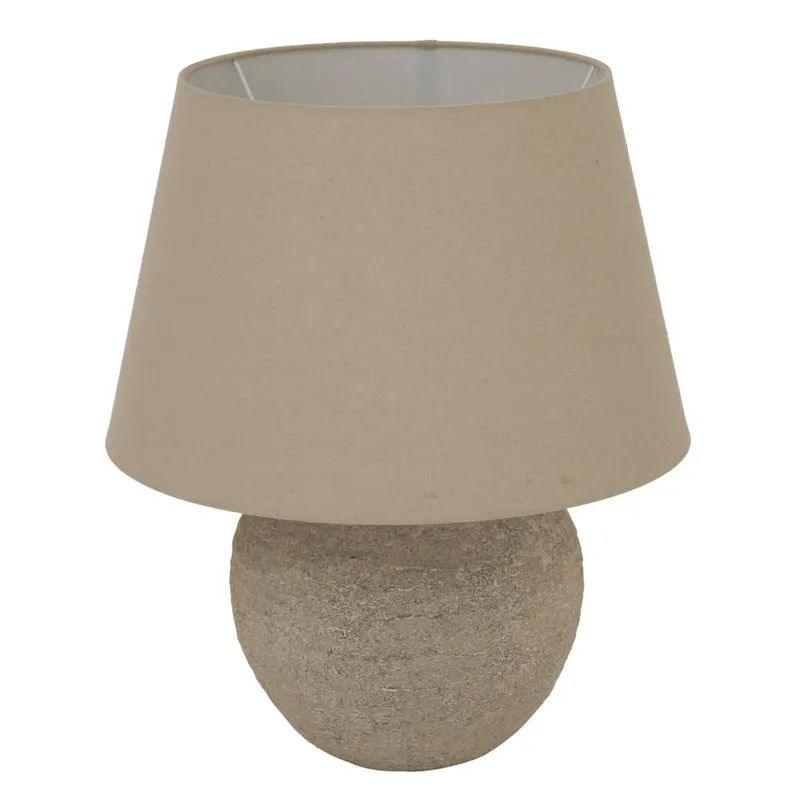 Hill Interiors Unisex Tuscan Table Lamp (UK Plug) in Grey Grey female