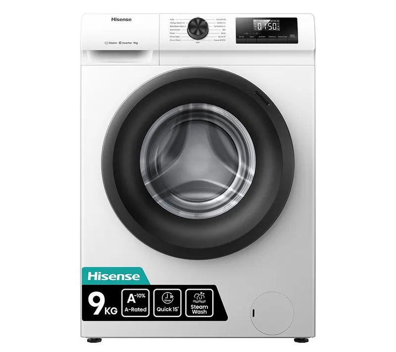 Hisense 1 Series WF1Q9041BW 9 kg 1400 Spin Washing Machine - White