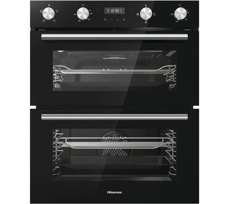 Hisense BID75211BGUK Electric Built-under Double Oven - Black