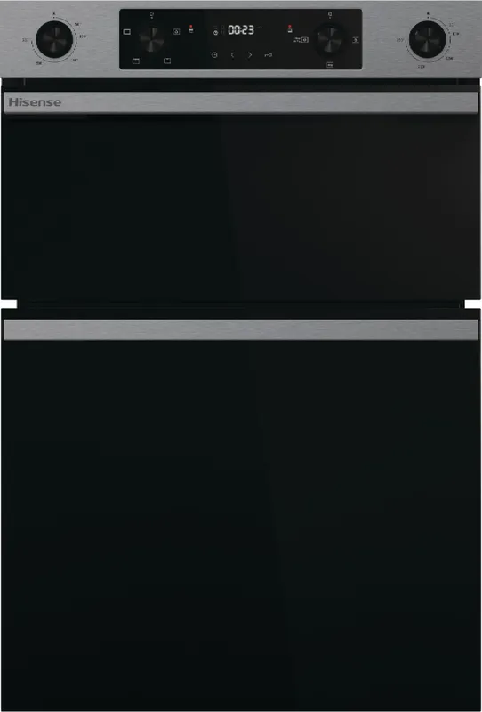 Hisense Hi6 BID914221AX Built In Electric Double Oven - Stainless Steel - A/A Rated, Stainless Steel