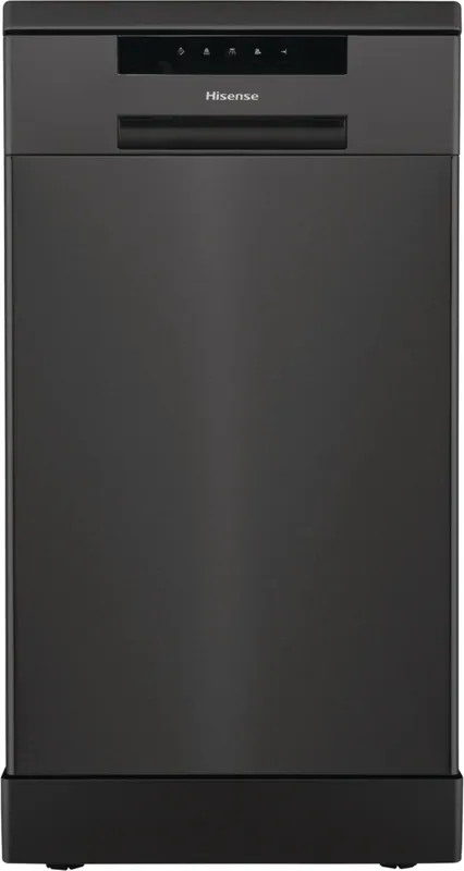 Hisense HS523E15BUK Slimline Dishwasher - Black - E Rated, Black