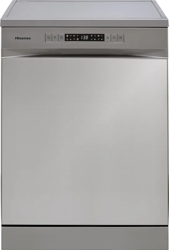 Hisense HS622E90XUK Full Size Dishwasher - Stainless Steel - E Rated, Stainless Steel
