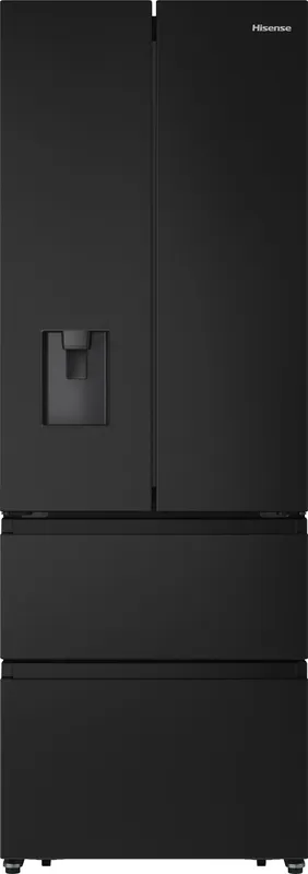 Hisense PureFlat RF632N4WFE Total No Frost Multi-door American Fridge Freezer - Black / Stainless Steel - E Rated, Black