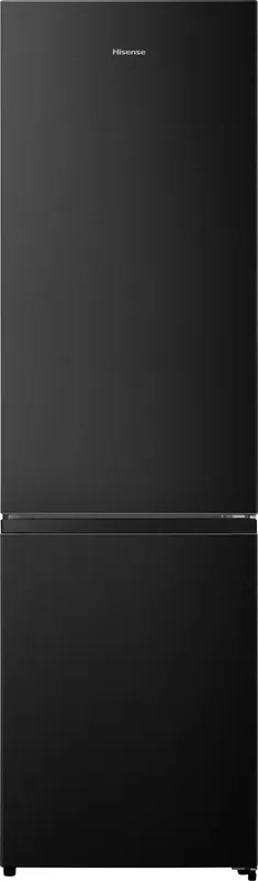 Hisense RB435N4BFE 200cm 60/40 Frost Free Fridge Freezer - Black / Stainless Steel - E Rated, Black