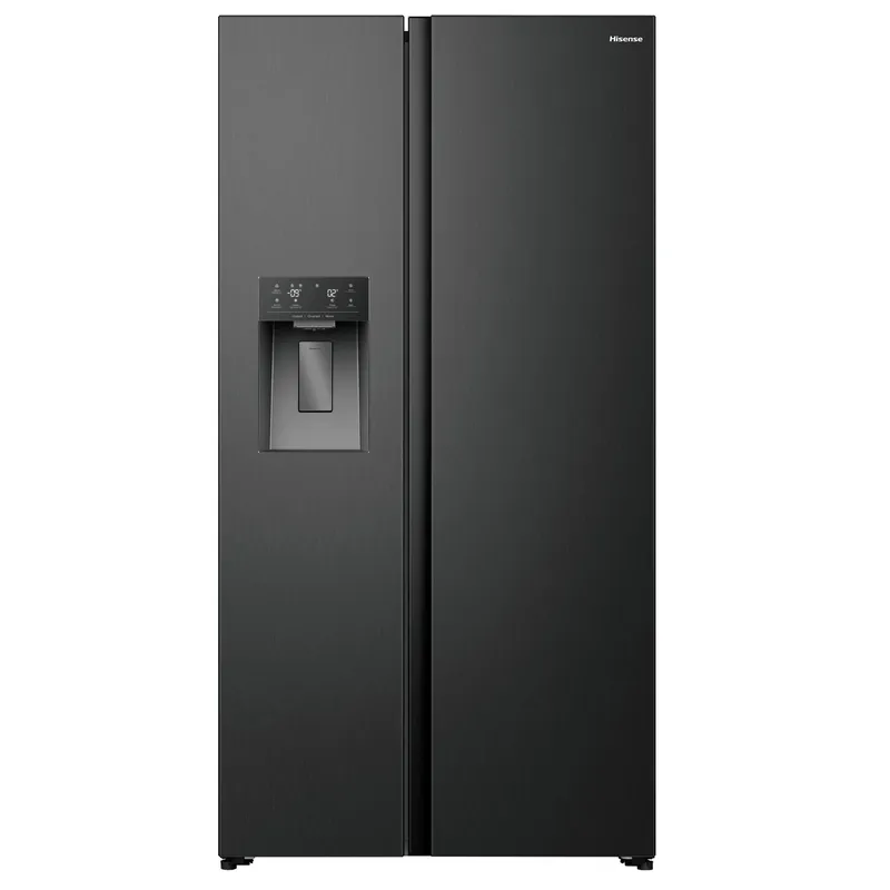 Hisense RS5P528STBE American Fridge Freezer in Black with Ice Water No