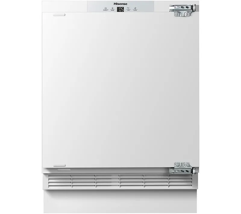 Hisense RUR156D4AWE Integrated Undercounter Fridge - Fixed Hinge, White