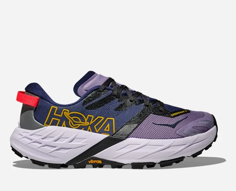 Hoka Womens Speedgoat 7 / Berry Jam / Starlight Glow / 6.5 - Size: 6.5
