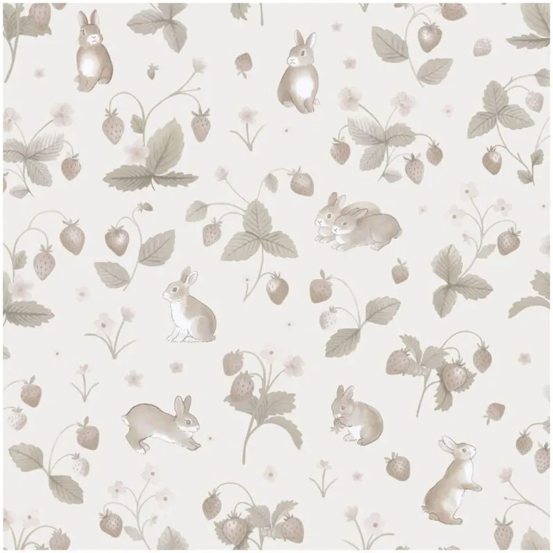 Holden Bunnies & Berries Wallpaper
