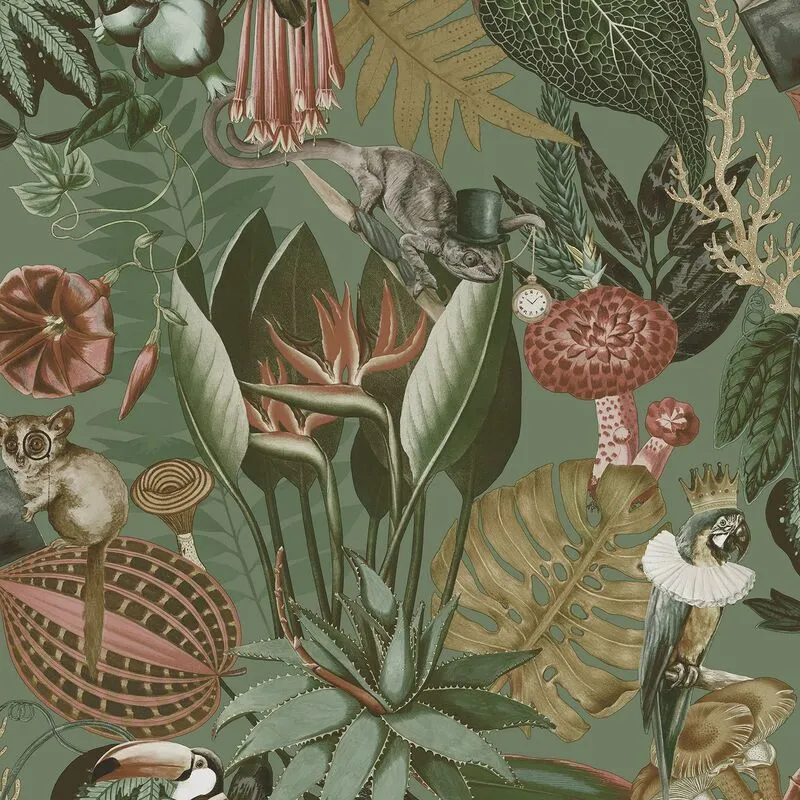Holden Wonderland Jungle Wallpaper