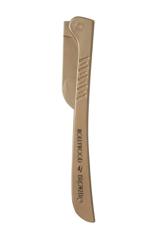 Hollywood Browzer Unisex Dermaplaning Tool in Gold Gold One Size female