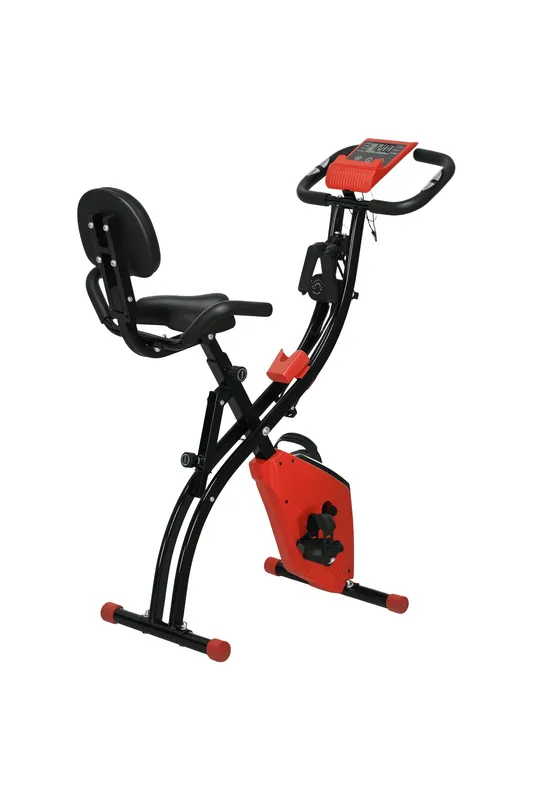 Homcom 2-In-1 Folding Exercise Bike Magnetic Resistance