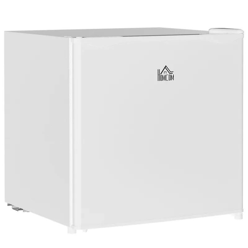 Homcom 46L Table Top Fridge, Counter Top Fridge with Chiller Box, Adjustable Temperature, Reversible Door, Mini Fridge for Bedroom