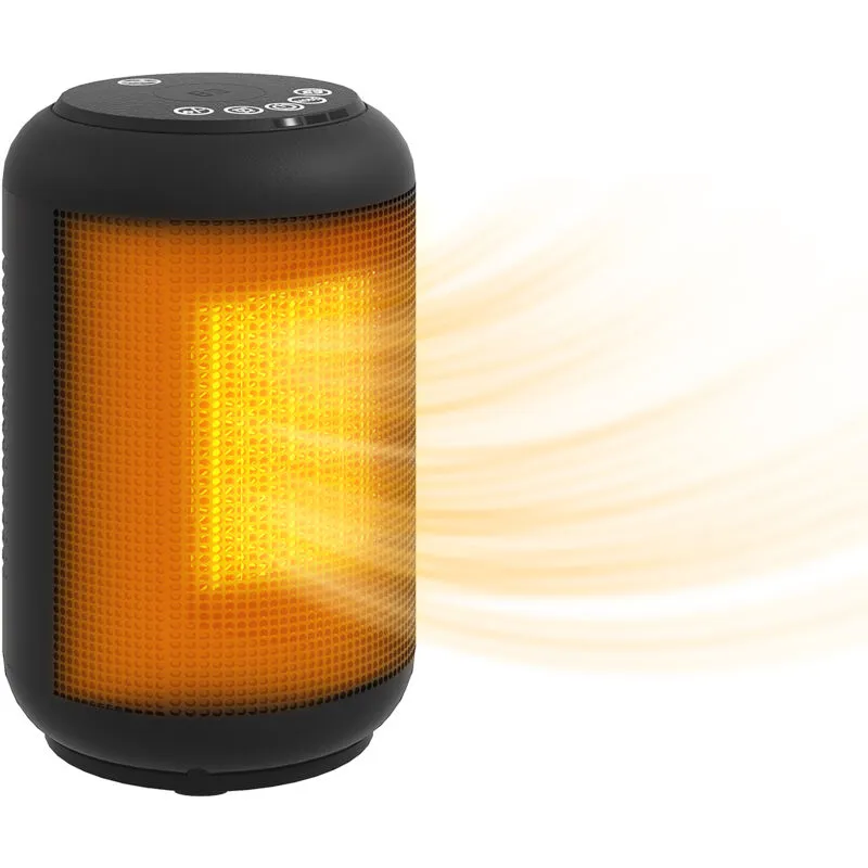 Homcom Ceramic Electric Heater, 1500W Fan Space Heater, Black