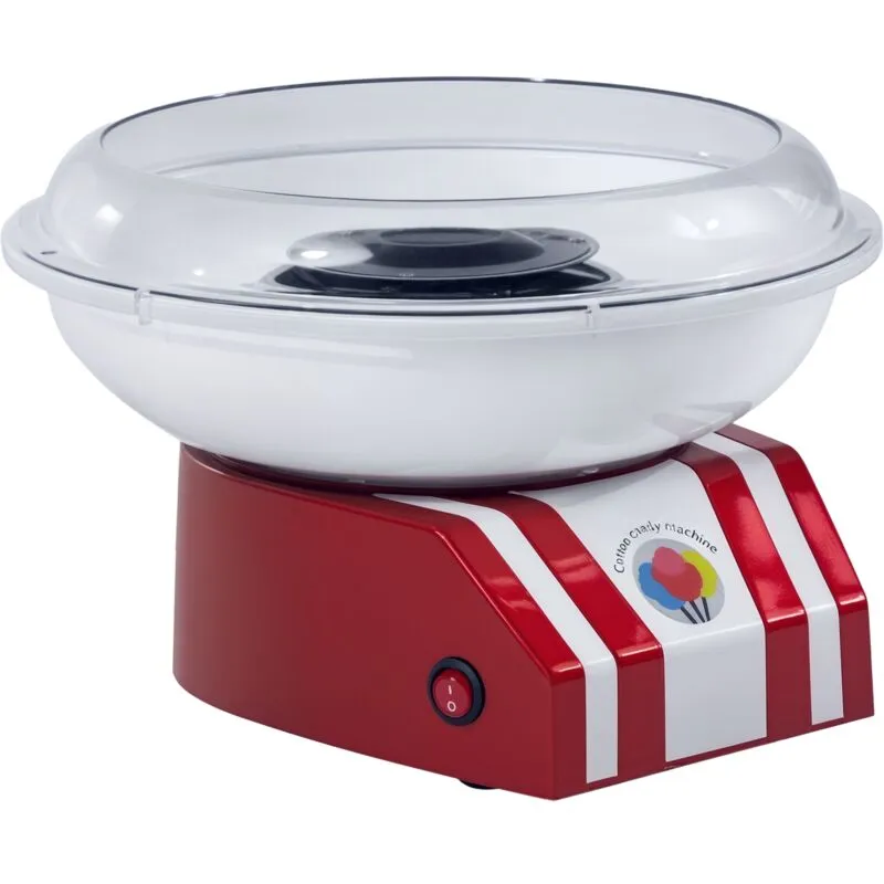 Homcom Cotton Candy Maker Machine Gadgetry Electric Making Candy Floss Red