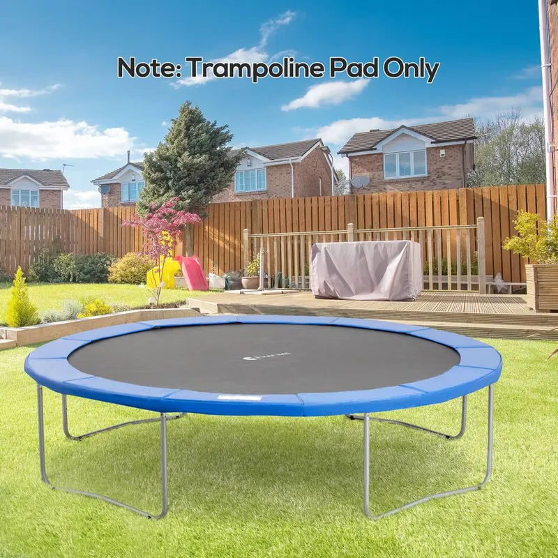 Homcom Replacement Trampoline Surround Pad Spring Cover Padding in Blue Blue