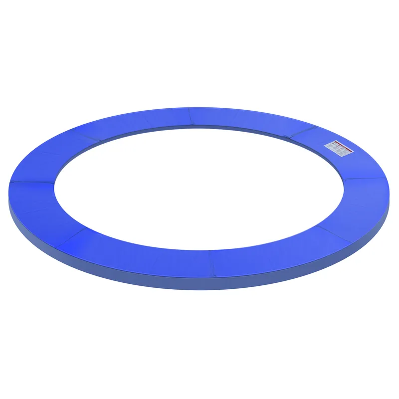 Homcom Trampoline Safety Surround: Replacement 8ft Padding, Durable Bright Blue Pads