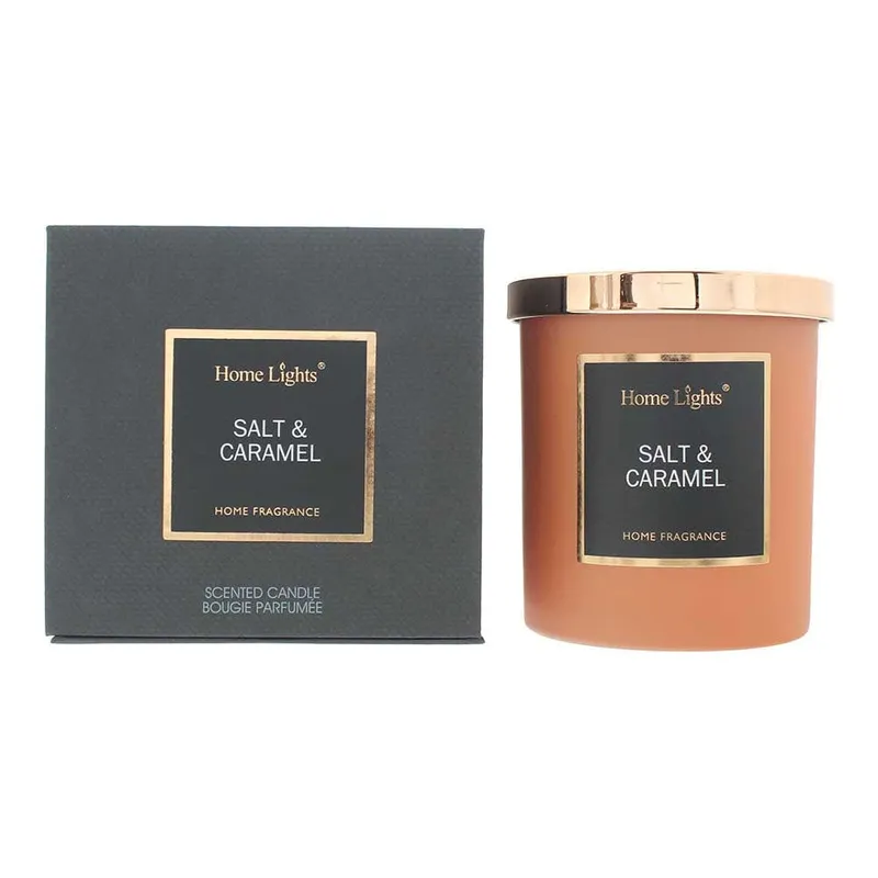 Home Lights Candle 215g, Salt & Caramel
