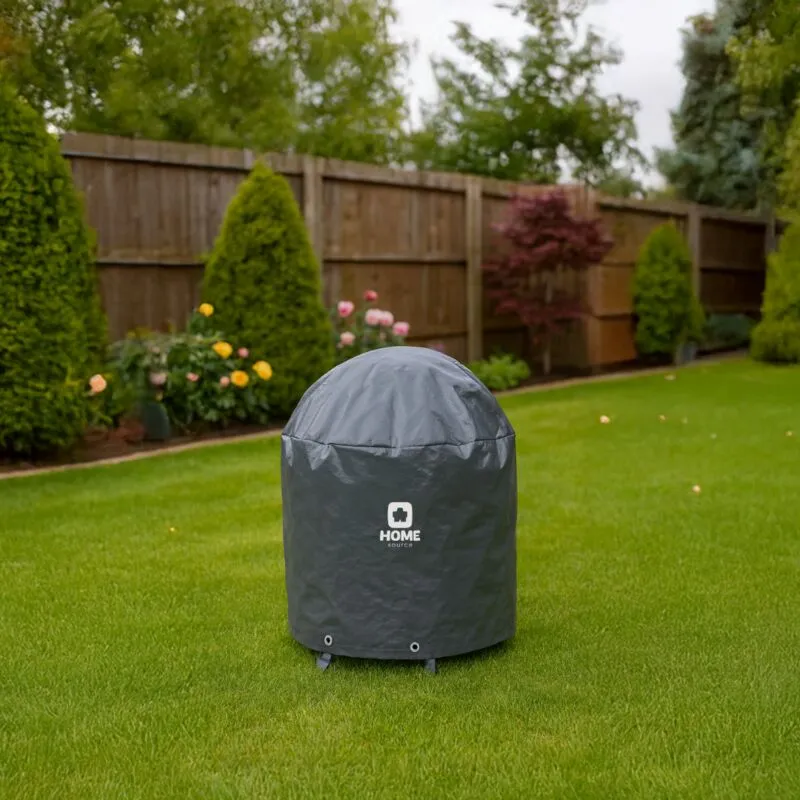 Home Source - 75cm Round Kettle bbq Protective Waterproof uv Heavy Duty Strong Polyester Cover