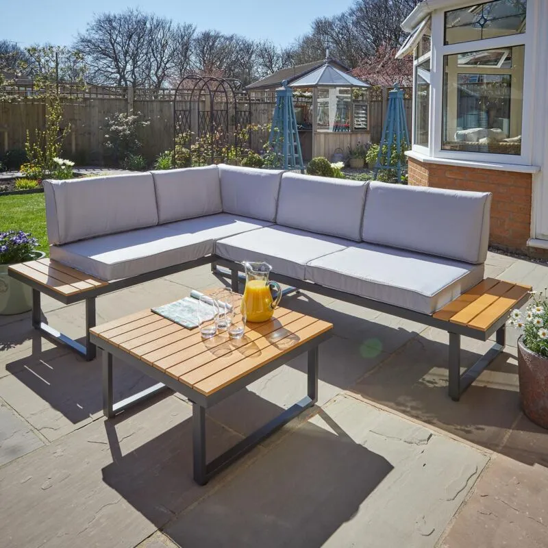 Home Source - Ember Sofa & Table Set