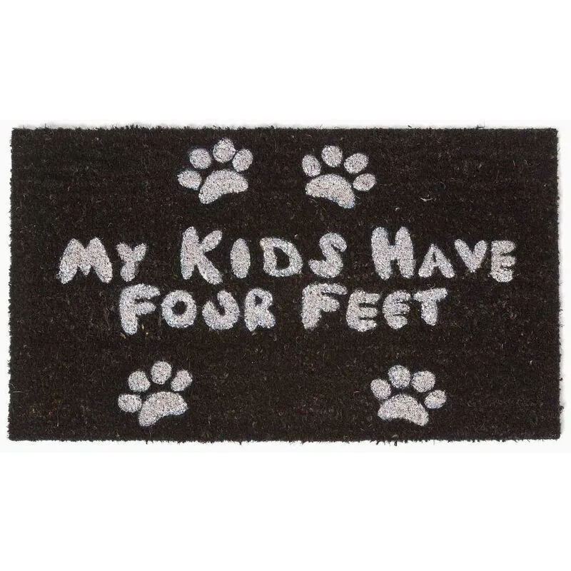 Four Feet Paws Coir Doormat - Homescapes