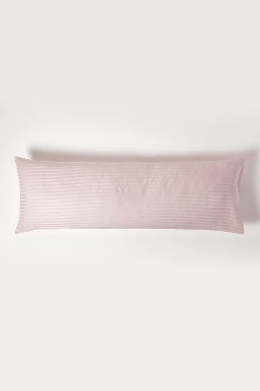 Homescapes Egyptian Cotton Ultrasoft Body Pillowcase 330 TC in Dusty Pink - Dusty Pink