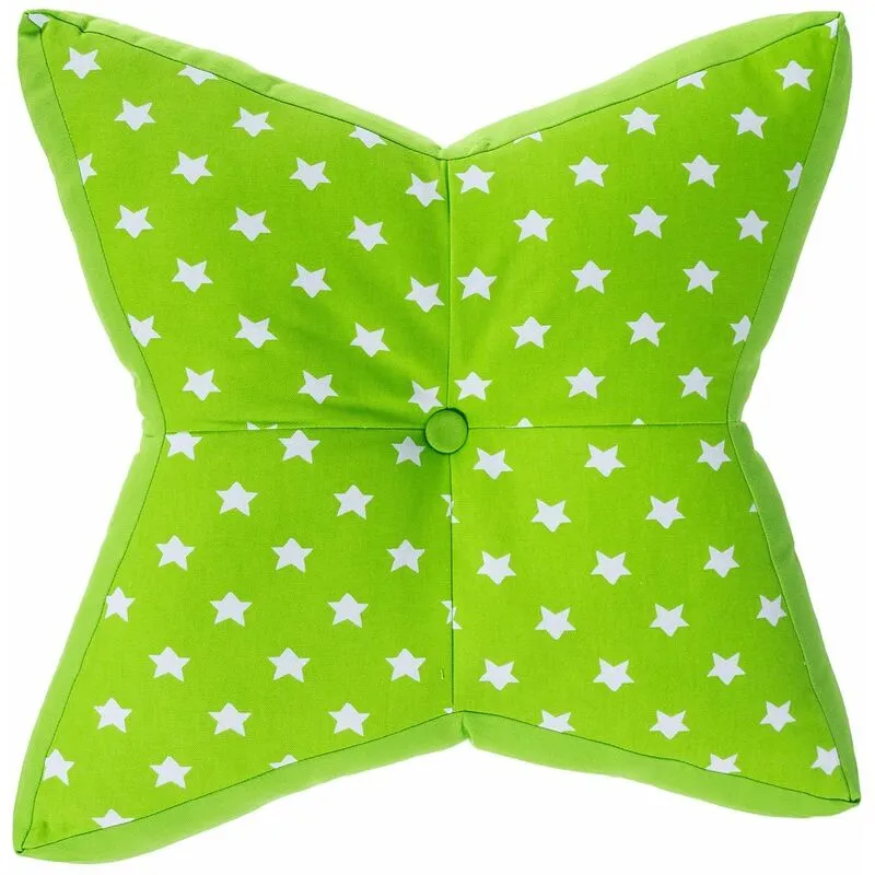 Homescapes - Green Stars Floor Cushion