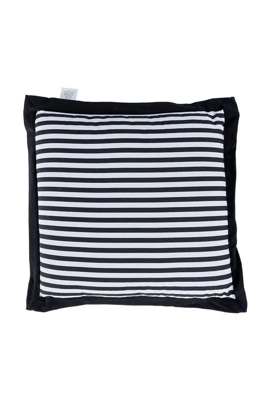 Black and White Striped Seat Pad - Homescapes