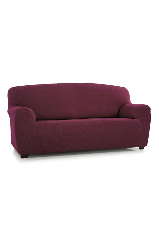 Homescapes Luxury 'Clare' Two Seater Armchair Cover Slipcover Protector in Purple Purple