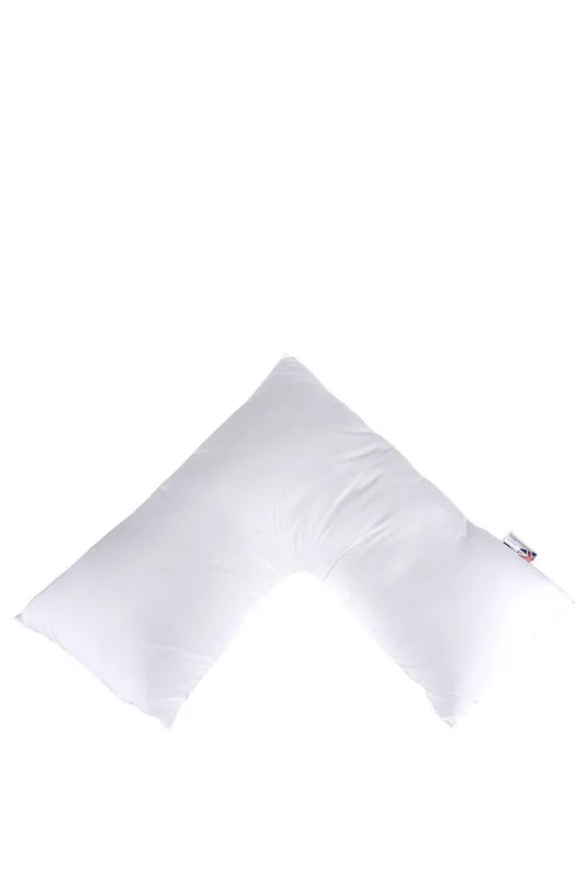 Homescapes - Luxury Hotel Quality Super Microfibre v Shaped Pillow