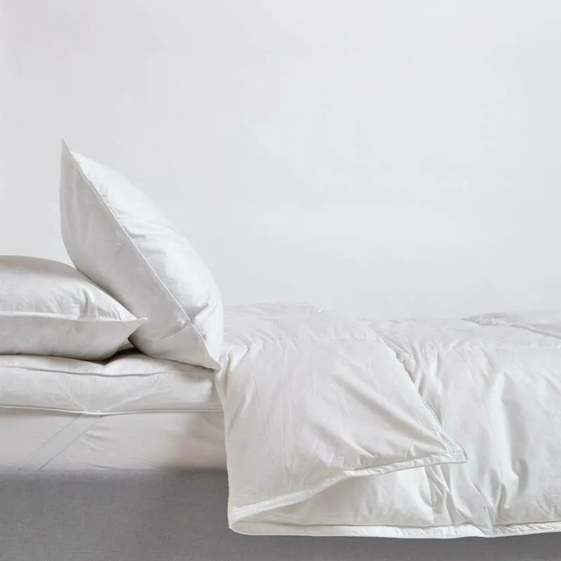 Homescapes - Luxury White Duck Down 4.5 Tog Single Size Summer Duvet