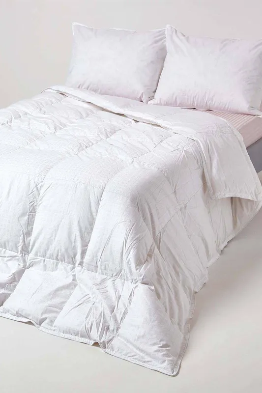 Homescapes Premium White Goose Down 9 Tog Duvet Size: Super King - White