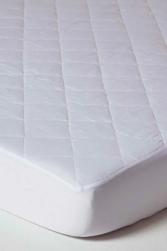 Homescapes - Quilted Mattress Protector, Super King Size