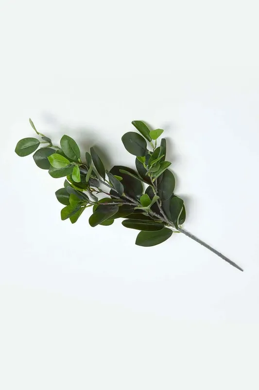 Homescapes Rubber Leaf Foliage 58 cm in Green Green
