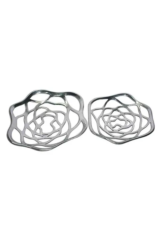 Homescapes Set of Two Floral Decorative Large Bowls