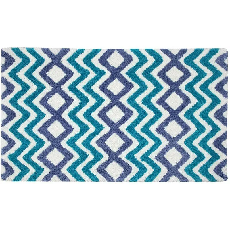 Homescapes Super Absorbent Soft Cotton Bath Mat in Teal - Teal