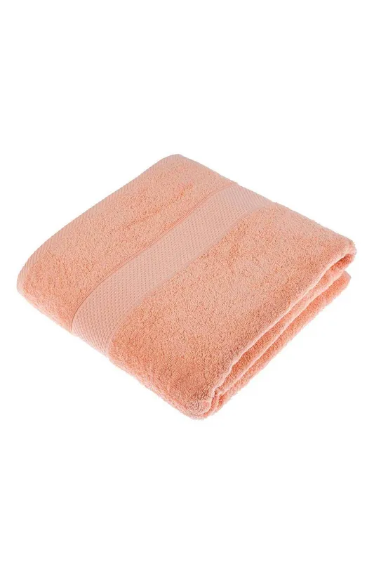 Turkish Cotton Peach Jumbo Towel - Homescapes