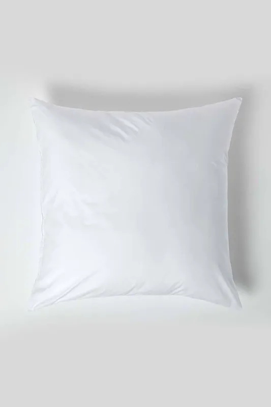 Homescapes Continental Egyptian Cotton Pillowcase 200 TC, 80 x 80 cm in White - White