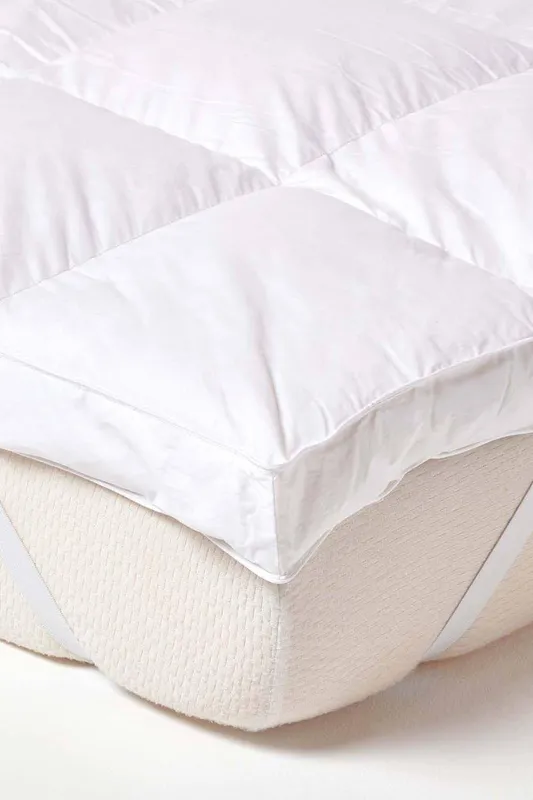 Homescapes Goose Feather Bed Double Mattress Topper