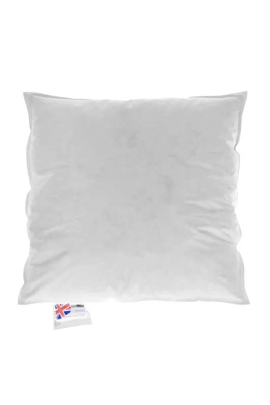 Homescapes Goose Feather & Down Cushion Pads Inner Insert Filler in White Size: 45cm x 45cm - White