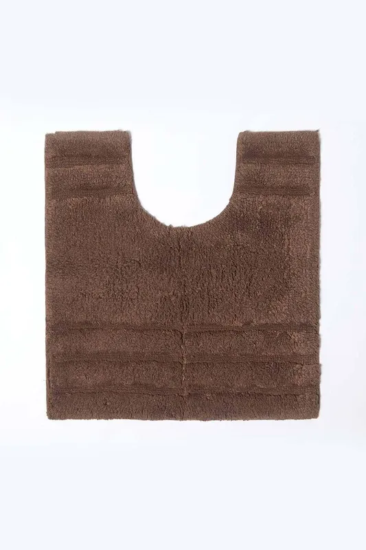 Homescapes Spa Supreme Luxury Pedestal Mat in Brown - Brown