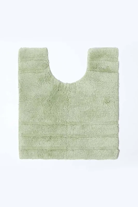 Homescapes Spa Supreme Luxury Pedestal Mat in Green - Green