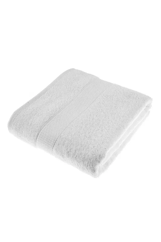 Turkish Cotton White Jumbo Towel - Homescapes