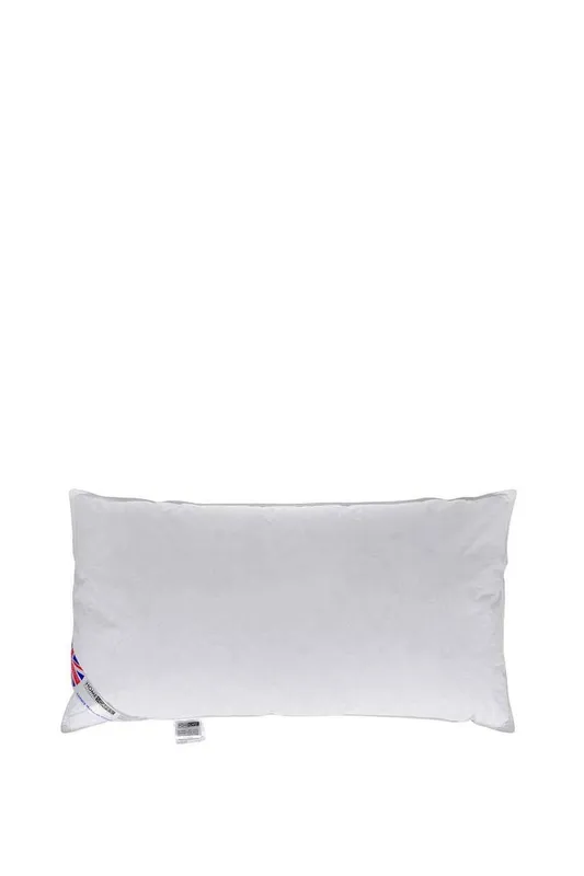 Homescapes White Duck Feather & Down King Size Pillow - White