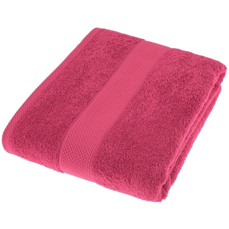 Homescapes Turkish Cotton Jumbo Towel in Raspberry - Raspberry - Size: One Size