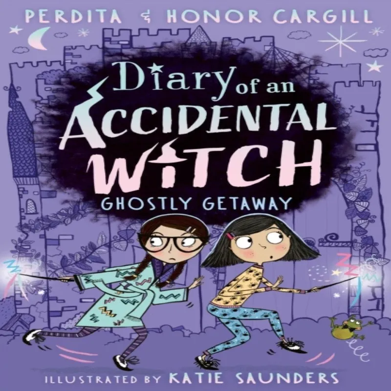 Honor and Perdita Cargill Diary of an Accidental Witch: Ghostly Getaway Paperback Book Multicolor